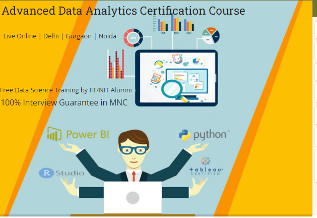 Job Guarantee Data Analyst Course in Delhi, 110065